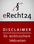 eRecht24 Siegel Disclaimer